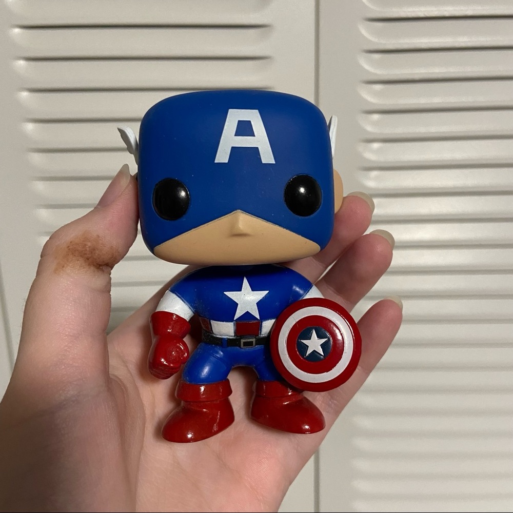 Captain America First Avenger Funko Pop Bobblehead No Box